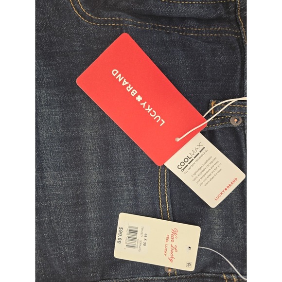 NWT Lucky Brands Men's 110 Slim Coolmax Stretch Jean - Size 38x30 - Picture 5 of 13